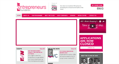 Desktop Screenshot of newentrepreneursfoundation.com