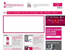 Tablet Screenshot of newentrepreneursfoundation.co.uk